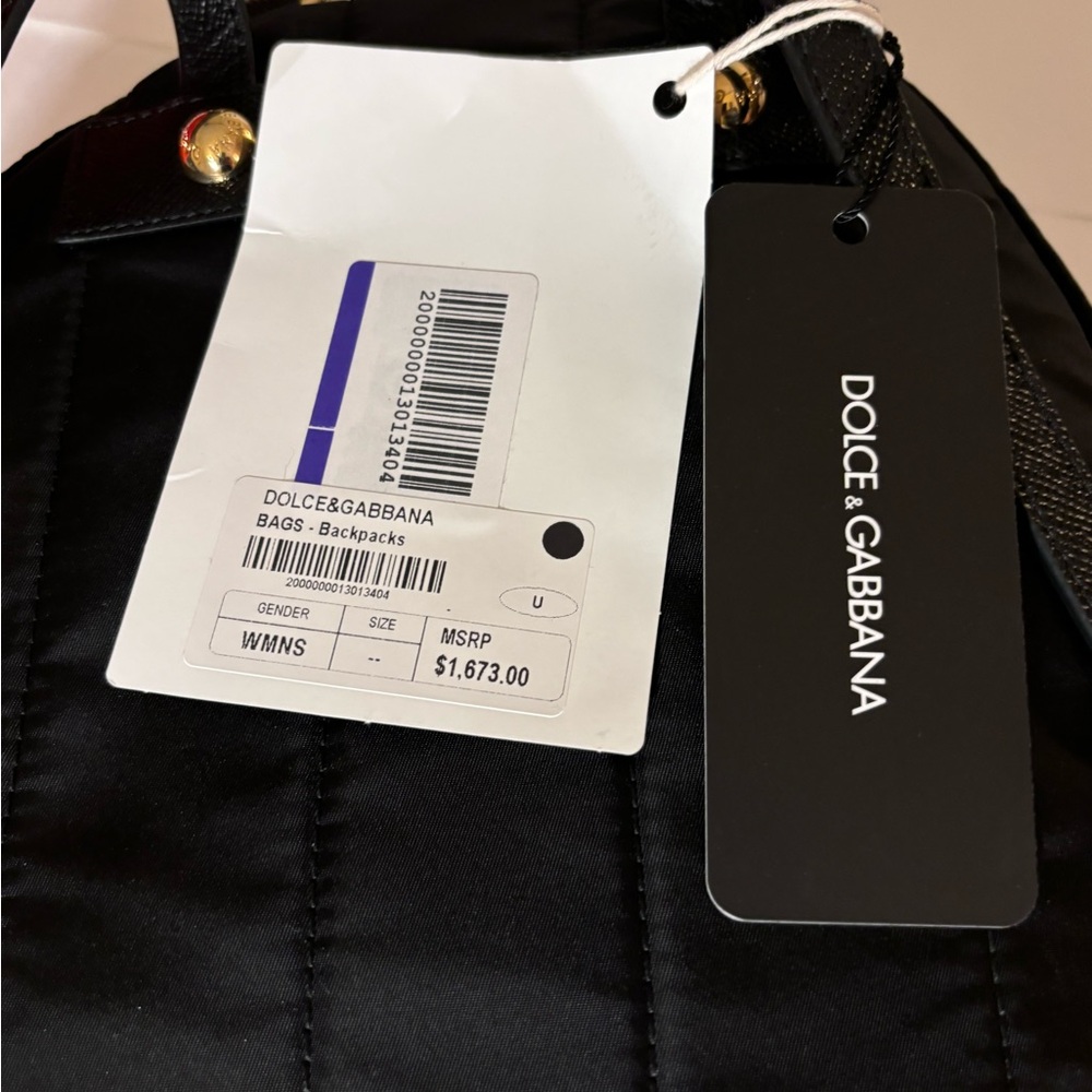 NWT $1700 Dolce & Gabbana Vulcano Women’s  Backpack 100% Authentic - Picture 11 of 17